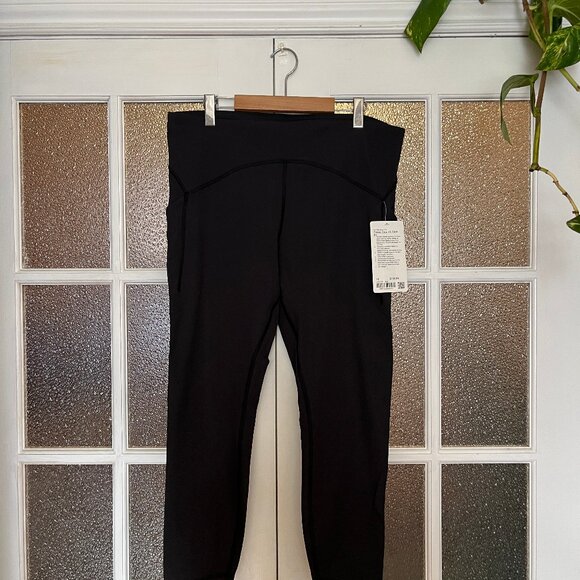 Lululemon Power Thru HR Tight - 25” Black Size 16 - Picture 2 of 8